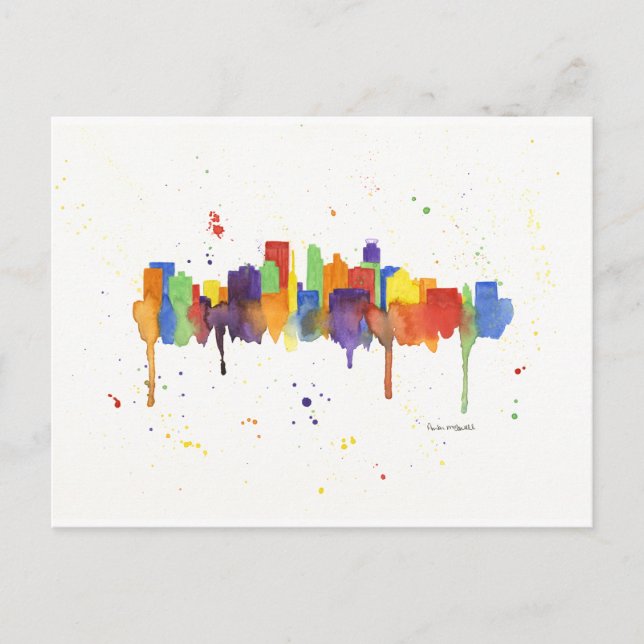 Minneapolis Skyline Postcard (Front)