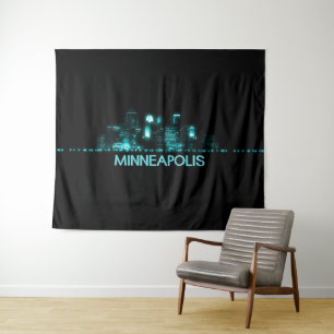 Minneapolis Skyline Tapestry