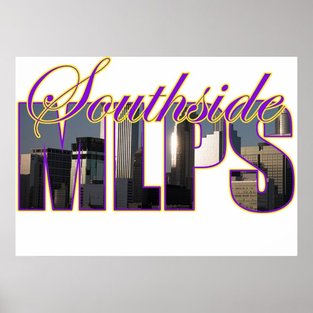 minneapolis southside skyline poster (Front)