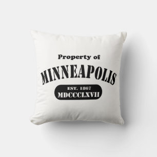 Minneapolis Throw Pillow - Customised