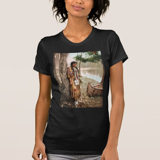 Minnehaha 1897 Native American Hiawatha T-Shirt (Front)