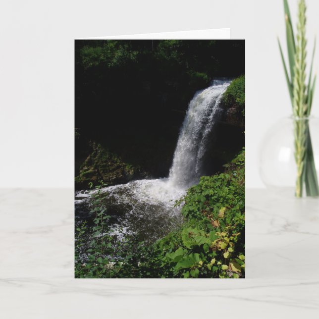 "Minnehaha Falls #2" Birthday Card (Front)