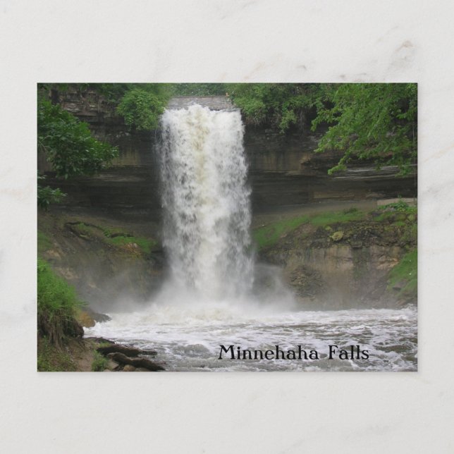 Minnehaha Falls Postcard (Front)