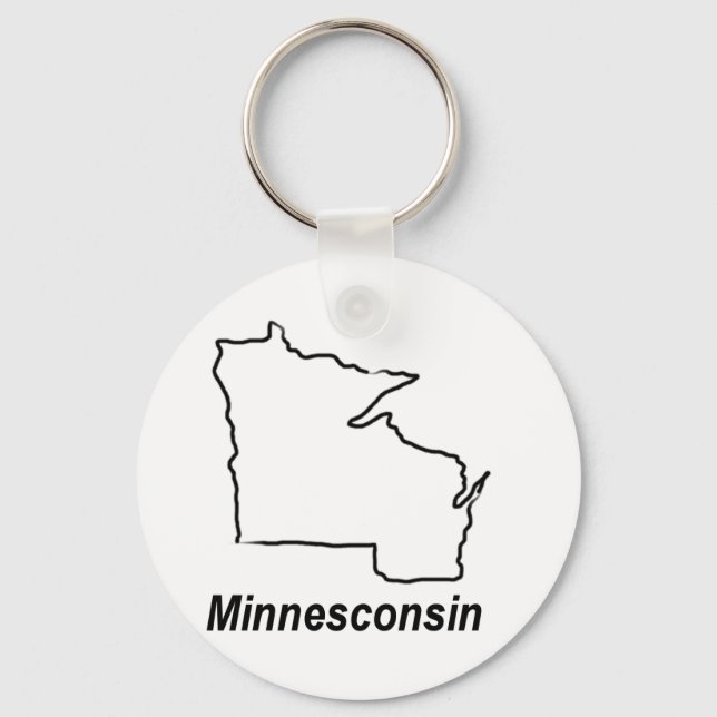 Minnesconsin Key Ring (Front)