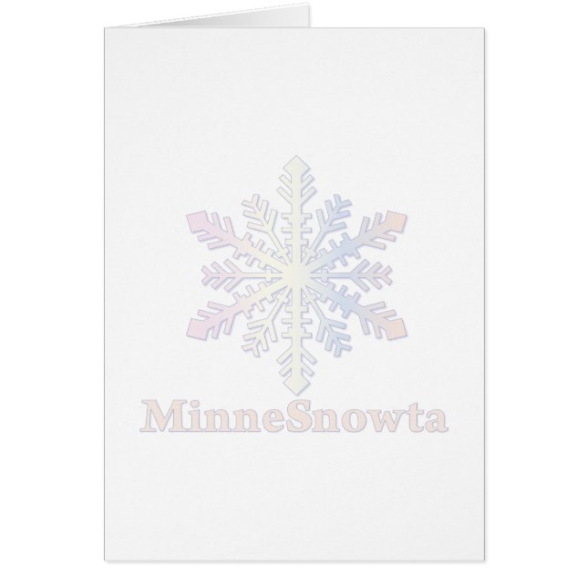 MinneSnowta with Snowflake (Front)