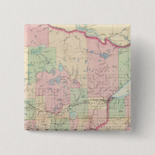 Minnesota 15 Cm Square Badge