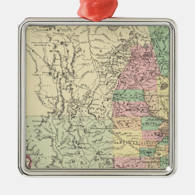 Minnesota 4 metal ornament (Front)