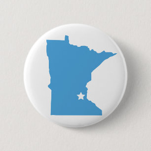 Minnesota! 6 Cm Round Badge