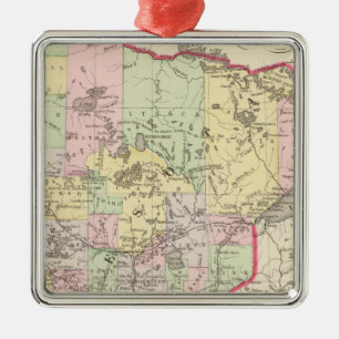 Minnesota 6 metal tree decoration