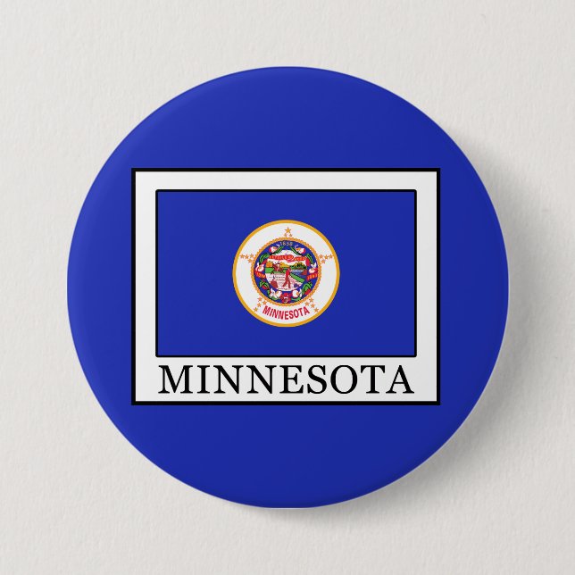 Minnesota 7.5 Cm Round Badge (Front)