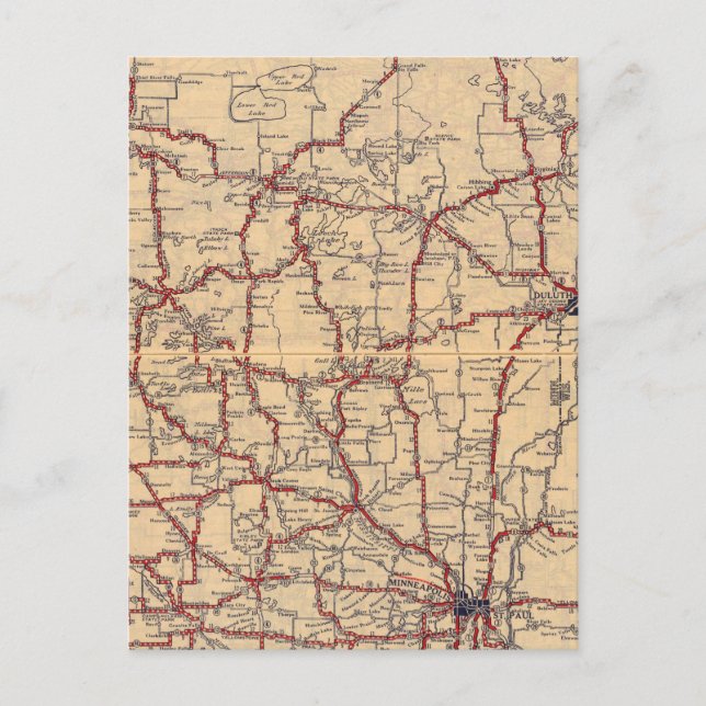 Minnesota 8 postcard (Front)
