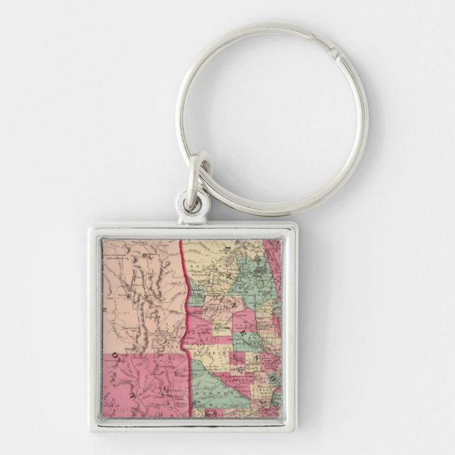 Minnesota and Dakota Key Ring (Front)