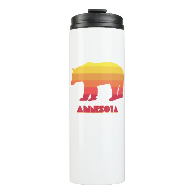Minnesota Bear Thermal Tumbler (Front)