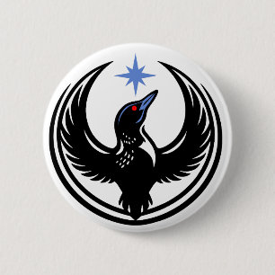 Minnesota Bird Loon Protest 6 Cm Round Badge