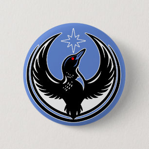 Minnesota Bird Loon Protest 6 Cm Round Badge