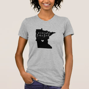 Minnesota Born and Raised State Tee