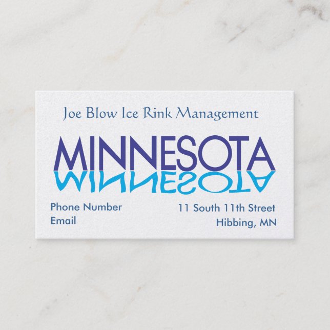 Minnesota Business Cards (Front)