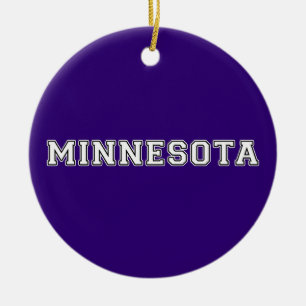 Minnesota Ceramic Tree Decoration