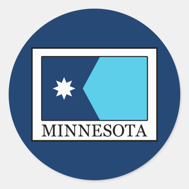 Minnesota Classic Round Sticker (Front)