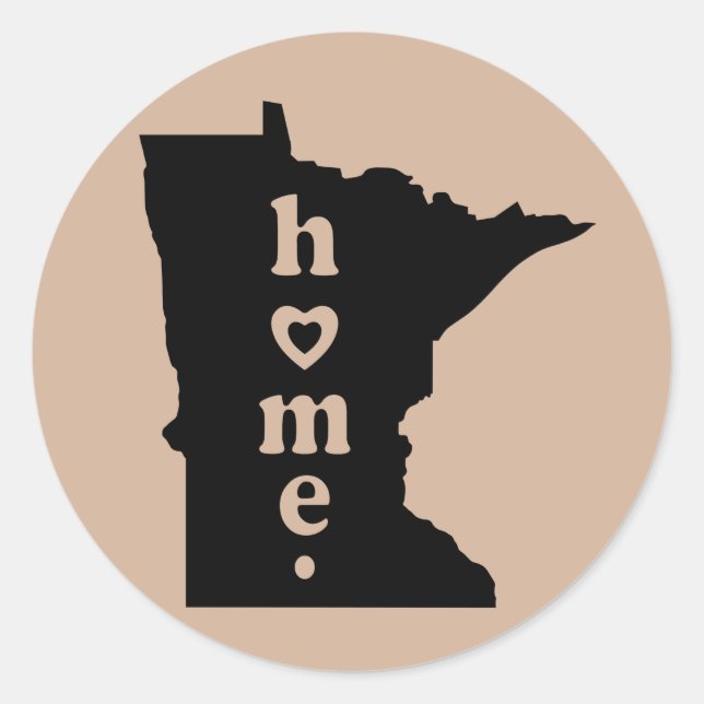 Minnesota Classic Round Sticker (Front)