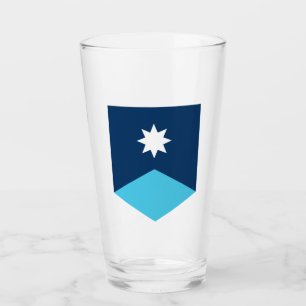 Minnesota Coat of Arms Glass