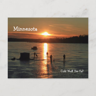 Minnesota "Cold 'Nuff 'Fer 'Ya?" Post Card
