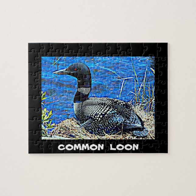 Minnesota Common Loon Jigsaw Puzzle (Horizontal)