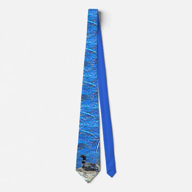 Minnesota Common Loon Tie (Front)