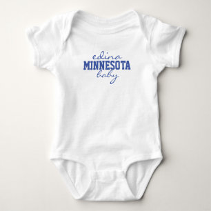 Minnesota Custom State & City Hometown Pride Baby Bodysuit
