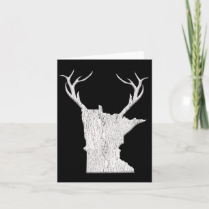 Minnesota Deer Hunting Shirt - Vintage Deer Huntin Card