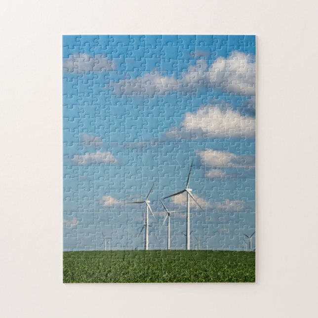Minnesota, Dexter, Grand Meadow Wind Farm 2 Jigsaw Puzzle (Vertical)