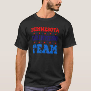 Minnesota Drinking Team State Pride  Beer Drinking T-Shirt