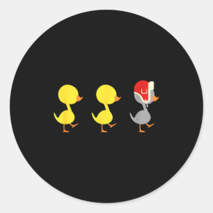 Minnesota Duck Duck G Duck Funny  Classic Round Sticker