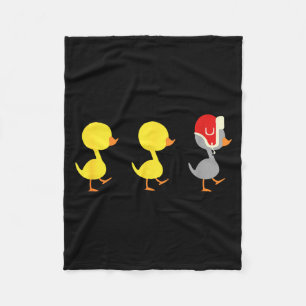 Minnesota Duck Duck G Duck Funny  Fleece Blanket