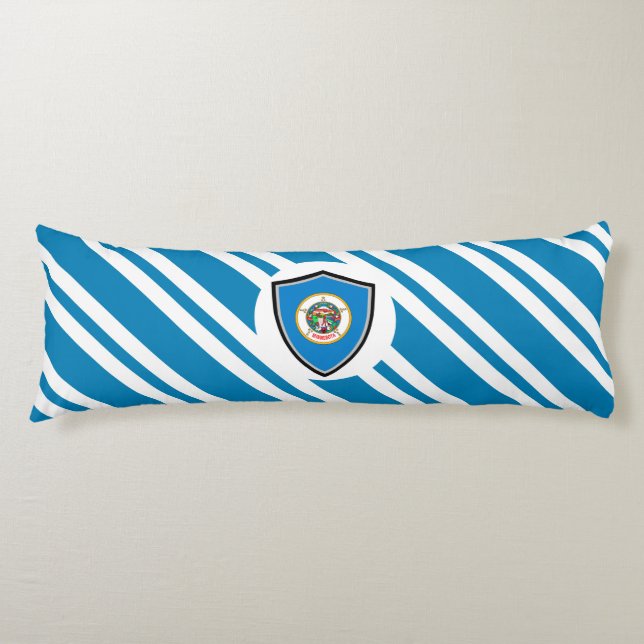 Minnesota flag body cushion (Front)