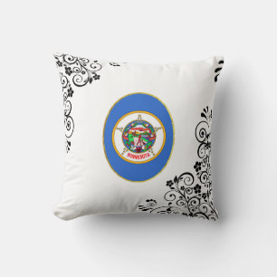Minnesota flag cushion