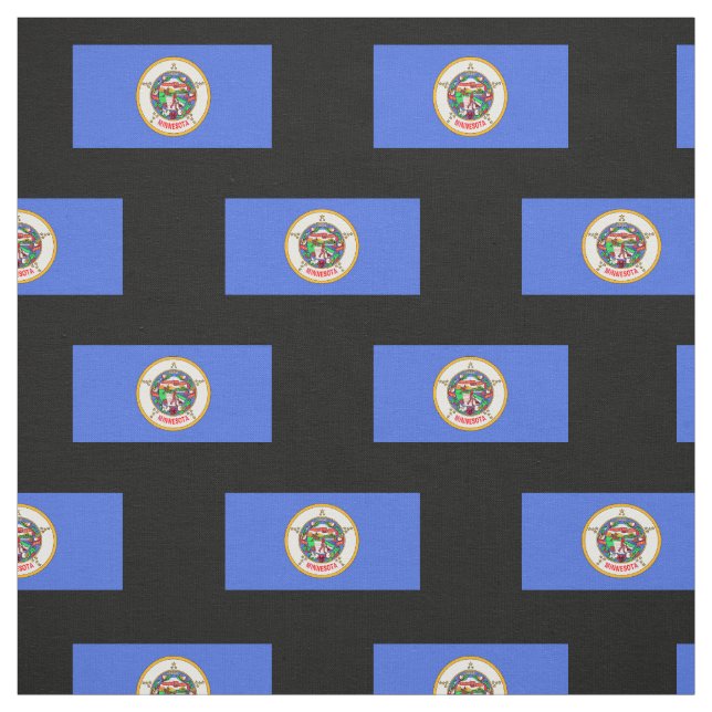 Minnesota Flag Fabric (Swatch)