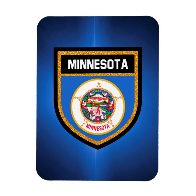Minnesota  Flag Magnet (Vertical)