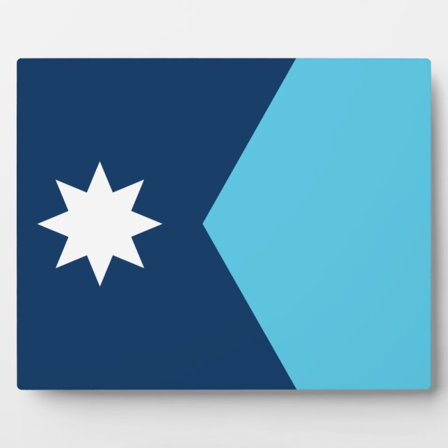 Minnesota Flag Plaque (Front)