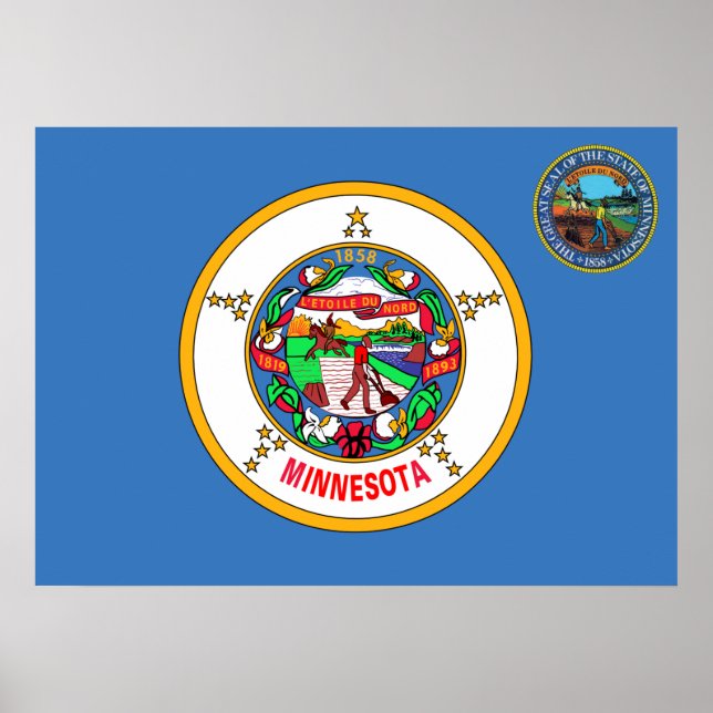 Minnesota flag poster (Front)