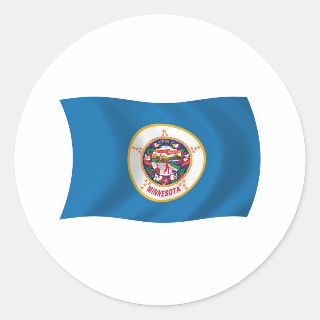 Minnesota Flag Sticker (Front)