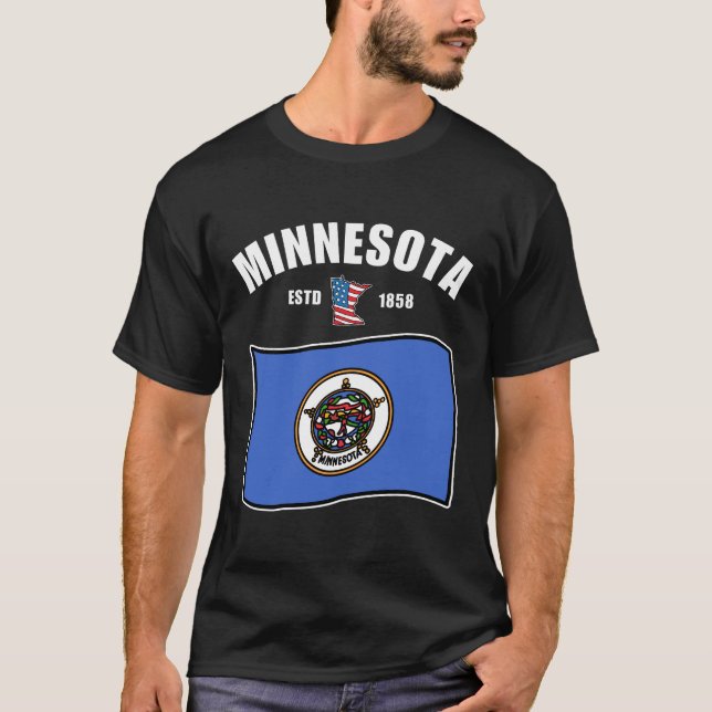 Minnesota flag T-Shirt (Front)