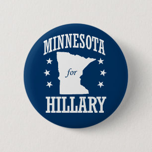 MINNESOTA FOR HILLARY 6 CM ROUND BADGE