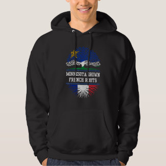 Minnesota Grown With French Roots   France Hoodie