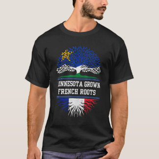 Minnesota Grown With French Roots   France T-Shirt