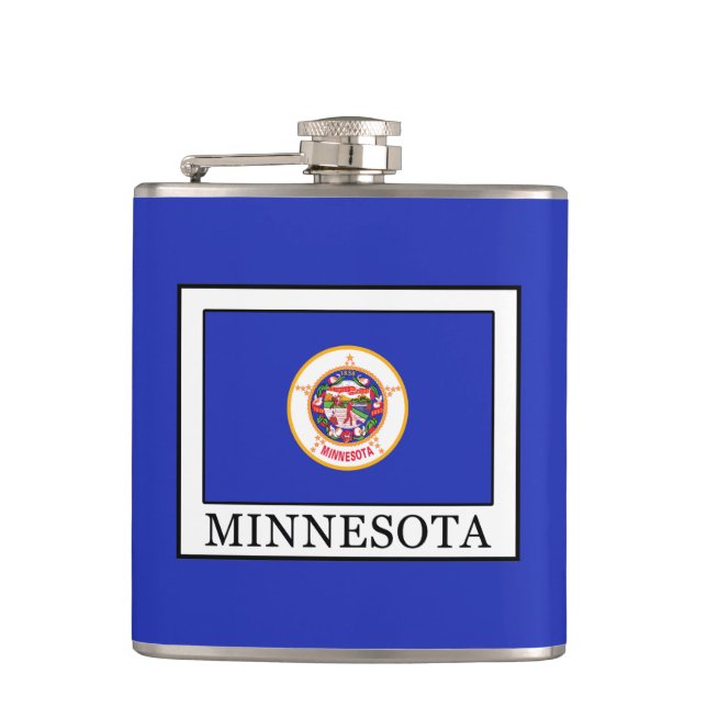 Minnesota Hip Flask (Front)