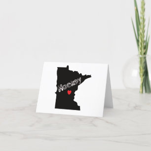 Minnesota Hockey Thank You Card