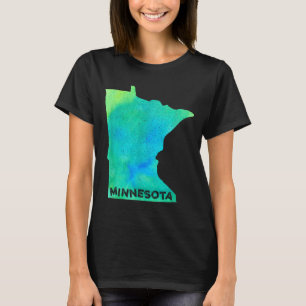 Minnesota Home State Women Men Kid Roots Map Love T-Shirt