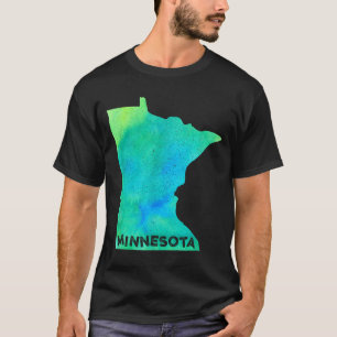 Minnesota Home State Women Men Kid Roots Map Love T-Shirt