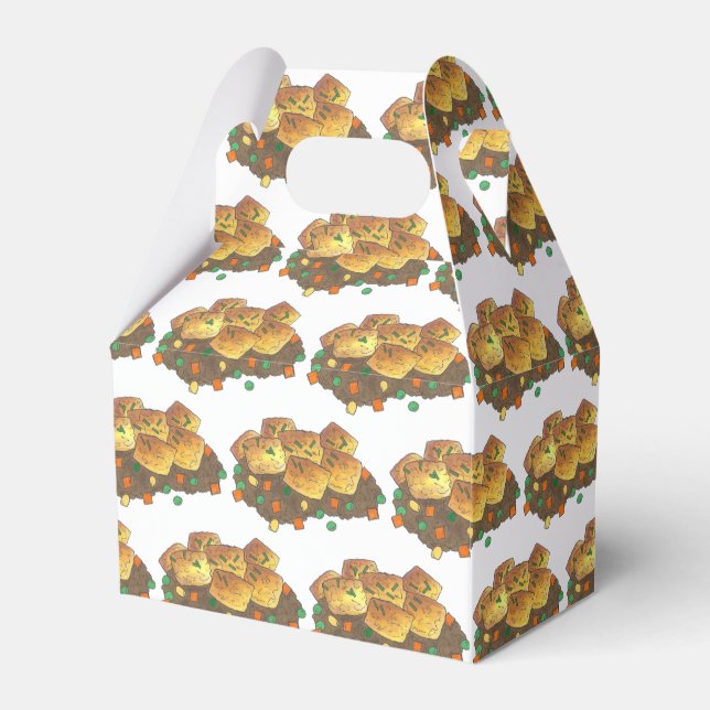Minnesota Hot Dish Tater Tot Casserole Favour Box (Front Side)